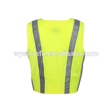 high visibility reflective safety vests,fluorescent yellow,orange or other preferable colors